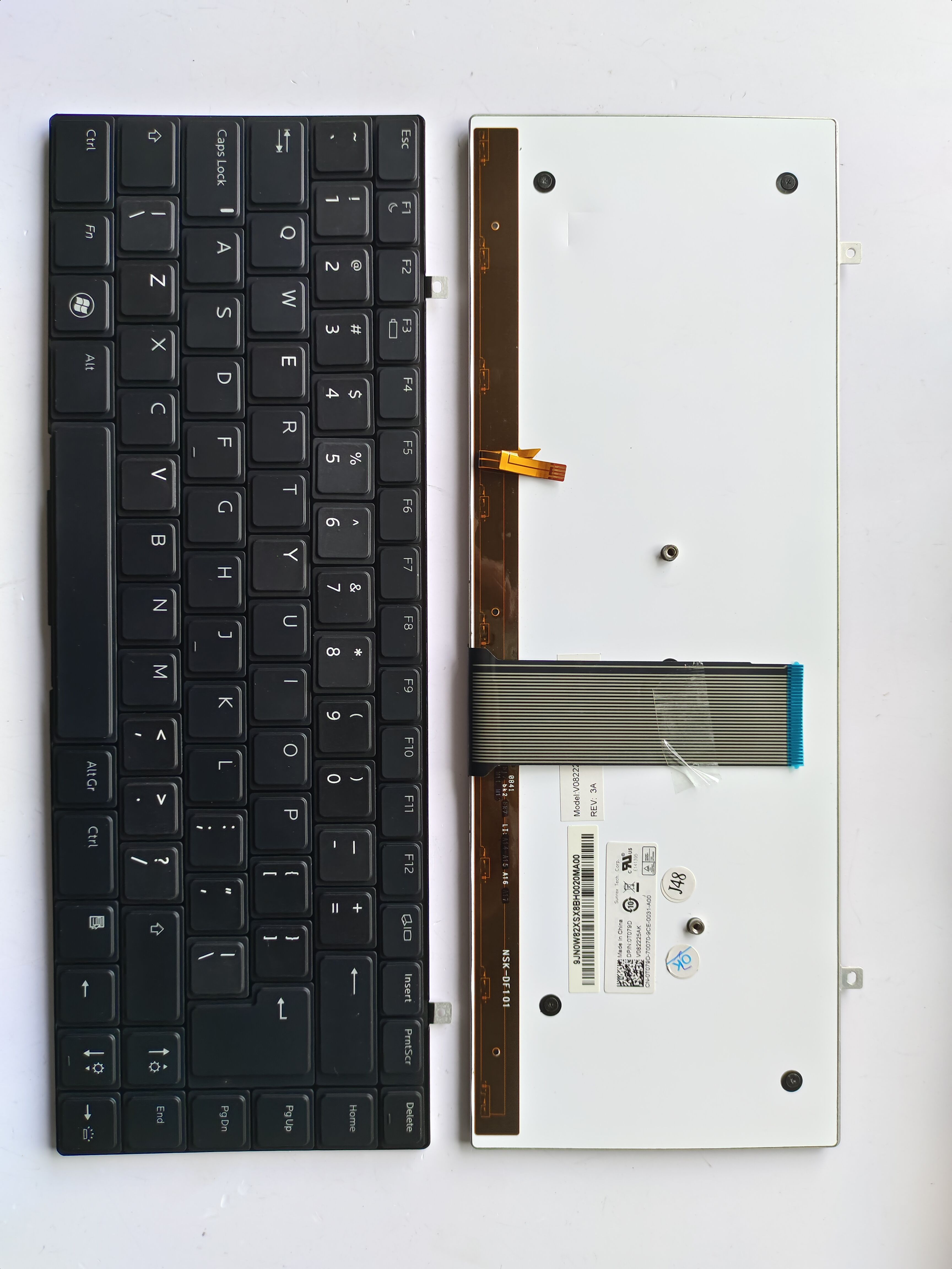 Picture of New Replacement Laptop Keyboard For DELL XPS 1340/1640 BLACK Backlit (OEM) UI Layout